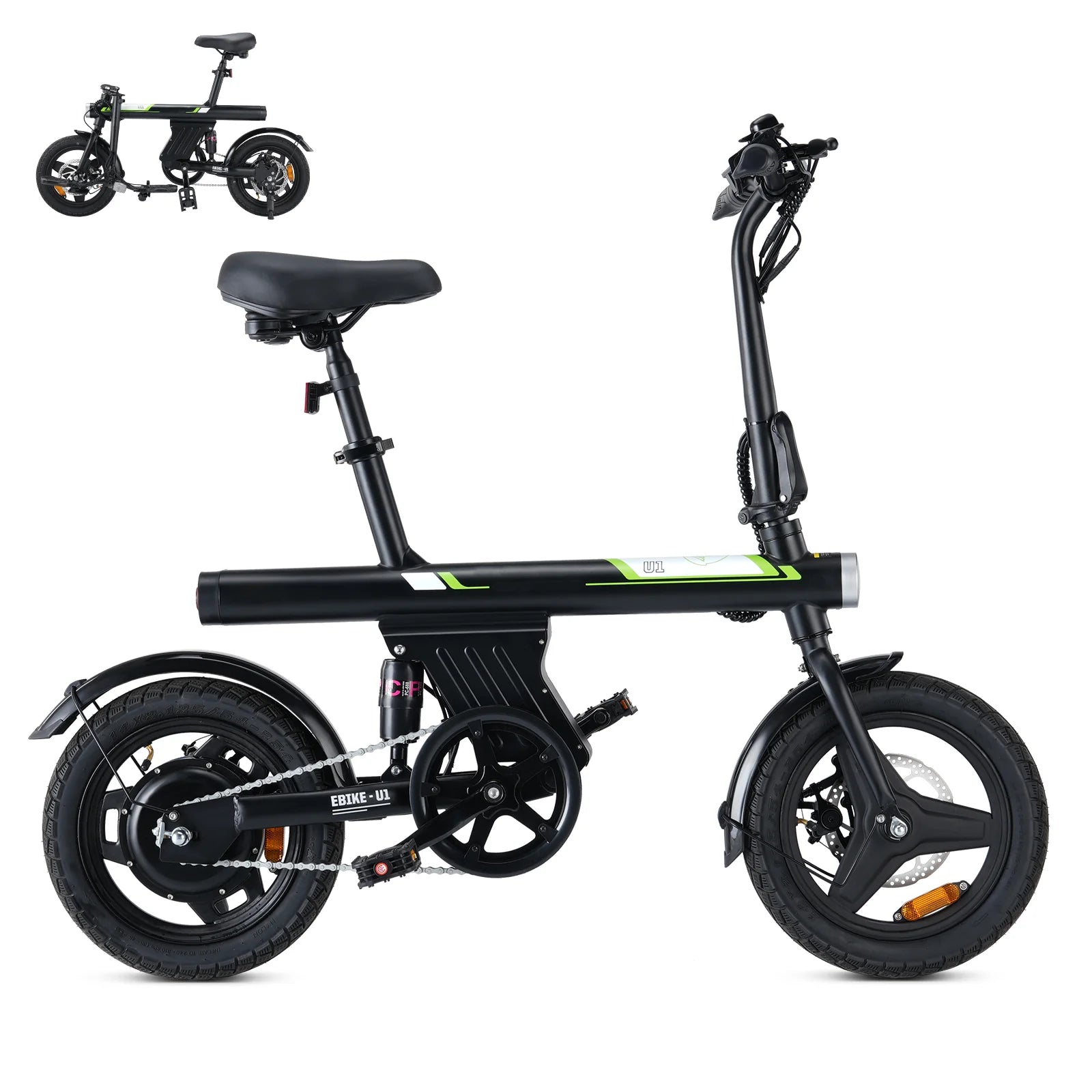 iScooter U1 Foldable Electric Bike 500W