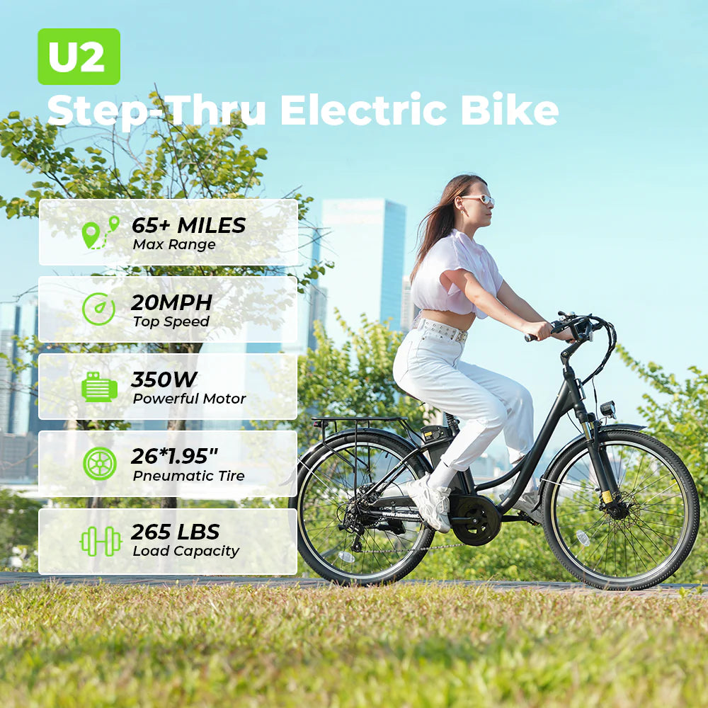 iScooter U1 Foldable Electric Bike 500W
