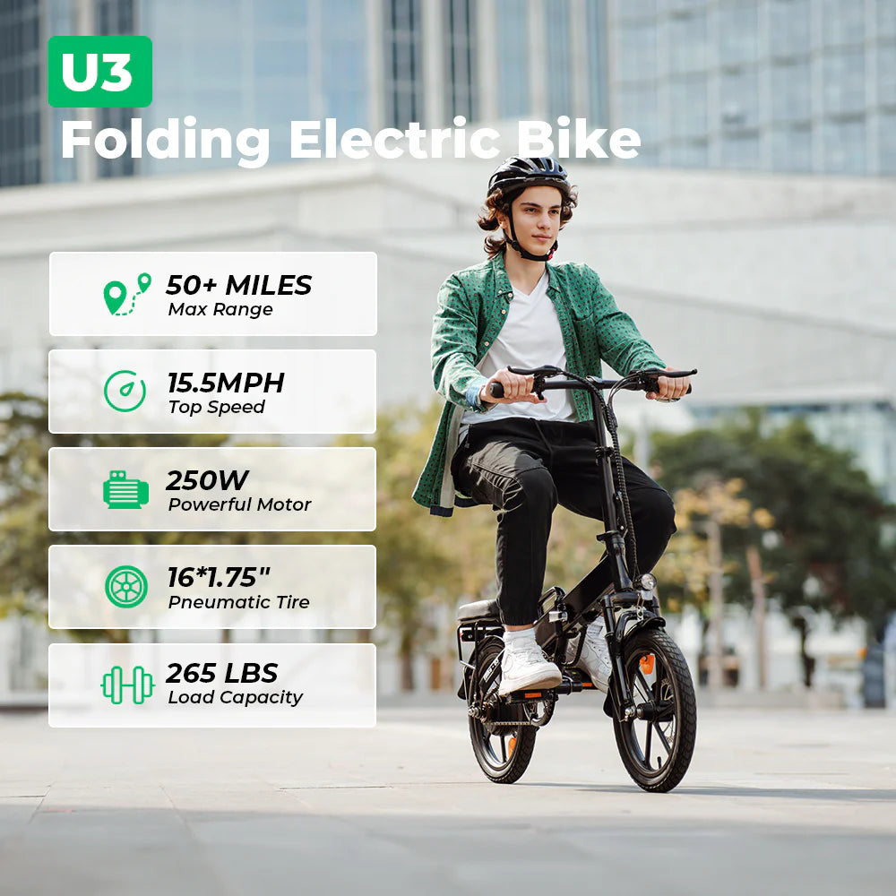 iScooter U1 Foldable Electric Bike 500W