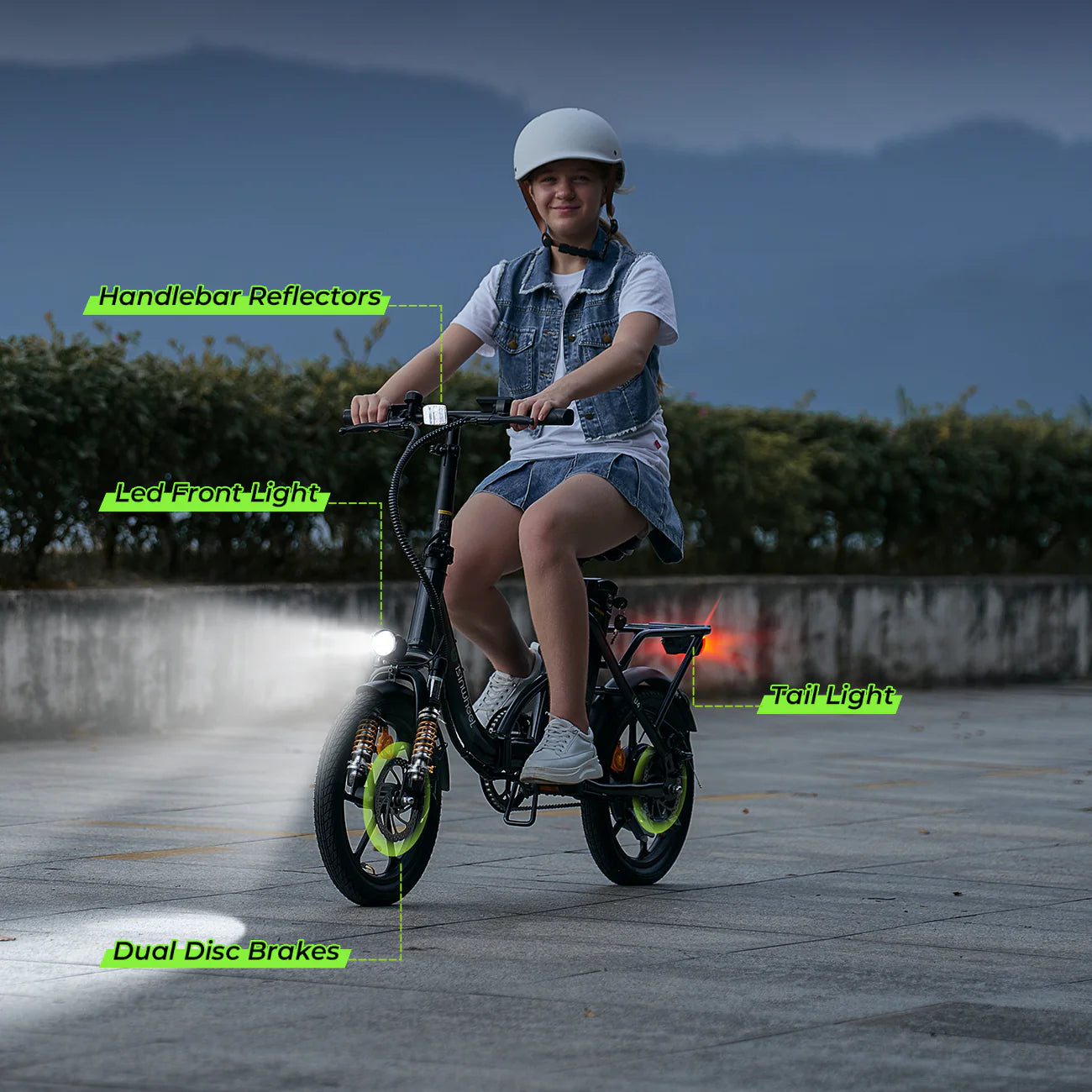 iScooter U4 Low Step Through Foldable Electric Bike