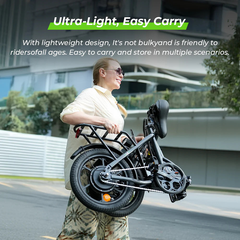 iScooter U4 Low Step Through Foldable Electric Bike