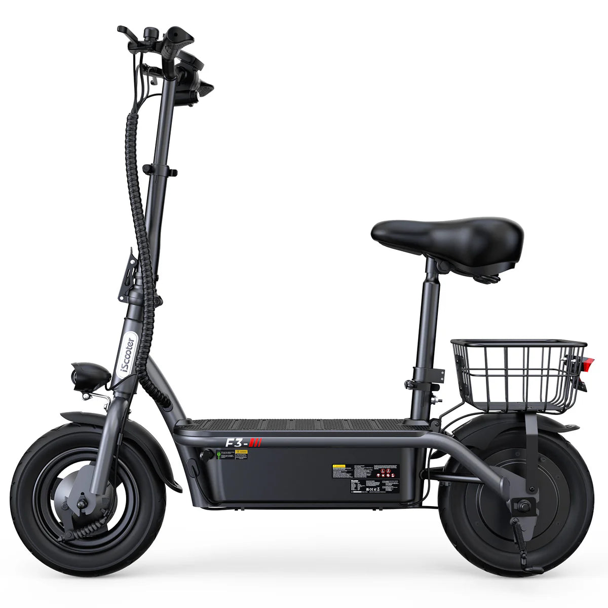 iScooter F3 1000W Motor Electric Scooter with Seat