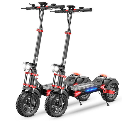 iScooter iX8 Off-Road Tires Electric Scooter for Adults 2400W Dual Motor Up to 38MPH