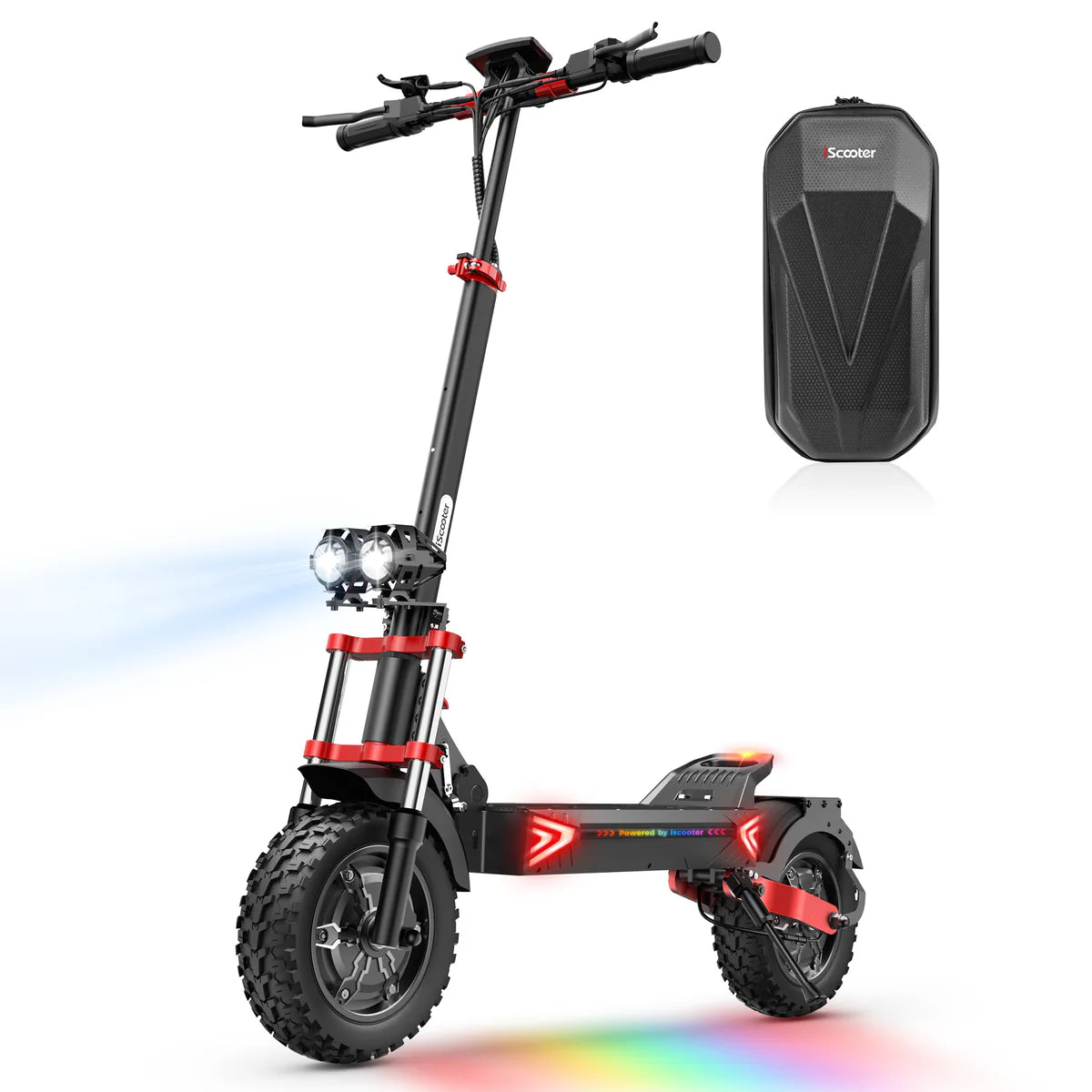 iScooter iX8 Off-Road Tires Electric Scooter for Adults 2400W Dual Motor Up to 38MPH