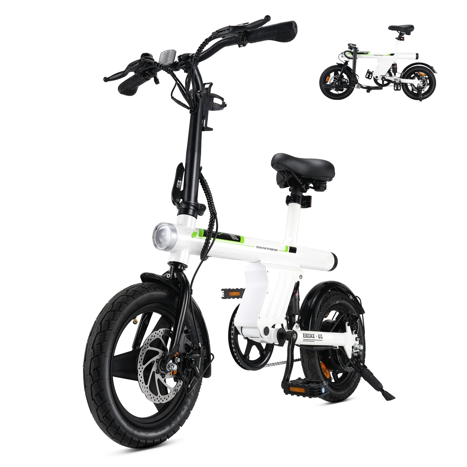 iScooter U1 Foldable Electric Bike 500W