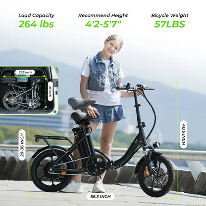 iScooter U4 Low Step Through Foldable Electric Bike
