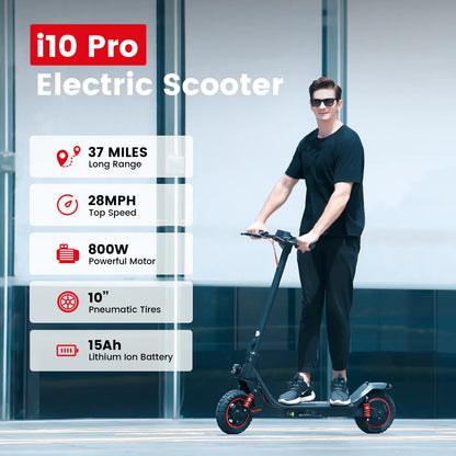 iScooter i10 Pro 800W Commuter Electric Scooter
